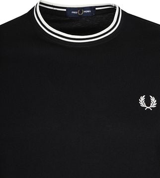 Tシャツ・カットソー FRED PERRY Men T Shirts M1588 102 Black Fred Perry Twin Tipped T-shirt Black M1588-102 Black order