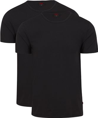 Levi s T shirt Ronde Hals Zwart 2Pack 905055001 884