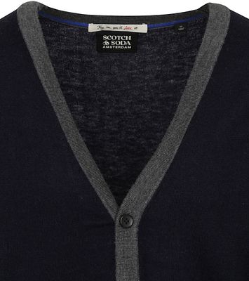 Scotch and Soda Cardigan Wool Blend Navy 169303 order online | Suitable