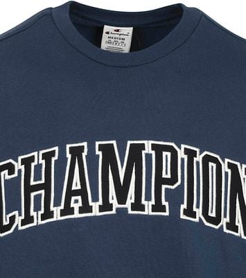 Champion Sweater Logo Navy 217877 BS560 MNO order online Suitable