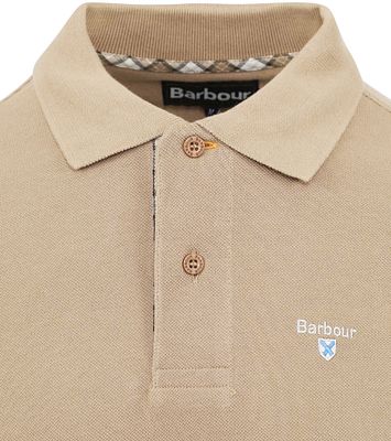 Barbour Polo Tartan Pique Beige MML0012 ST17 commander en l