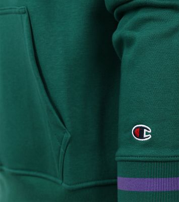 Champion Hoodie Logo Mid Green 219174 GS571 order online Suitable