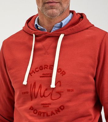 McGregor Hoodie Logo Rouge MM232.8002.01 4201 commander en ligne Suitable