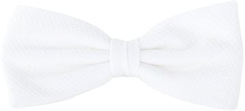 Bow Tie Donau Pique White
