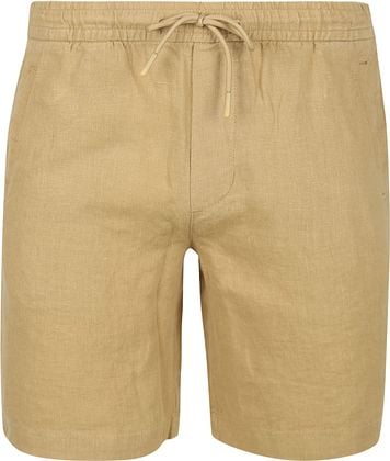 Suitable Linen Beach Shorts Beige