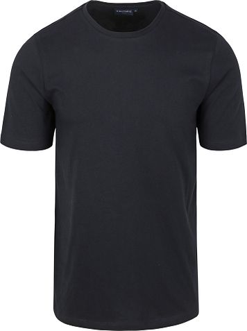 Suitable Respect T-shirt Jim Steel Dunkelblau