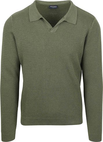 Suitable Pullover Riva Structure Melange Green