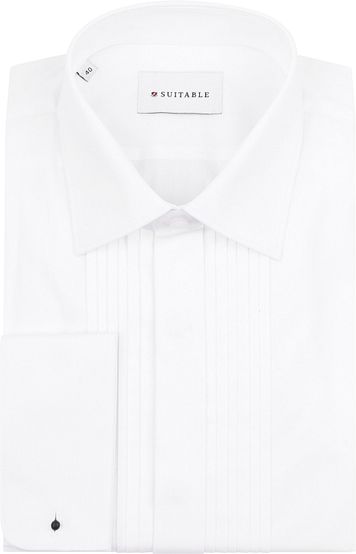 Tuxedo Shirt Pleated Wing Tip