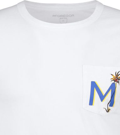 McGregor T-Shirt Pocket Logo Wit