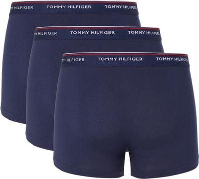Tommy Hilfiger Boxershorts 3-Pack Trunk Donkerblauw