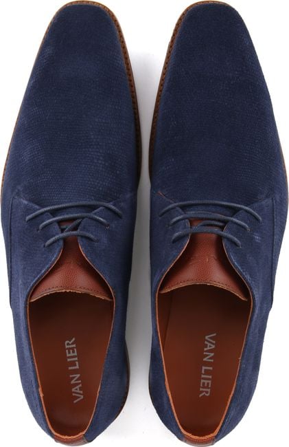 waar dan ook Geliefde Viool Van Lier Shoes Suede Dark blue 2013714-660 order online | Suitable