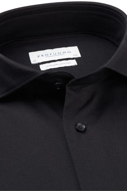wapenkamer Uitmaken Kort leven Profuomo Japanese Knitted Overhemd Black PP2HC10011 order online | Suitable