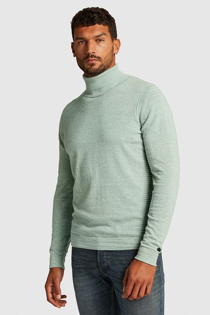 Lime green outlet turtleneck shirt