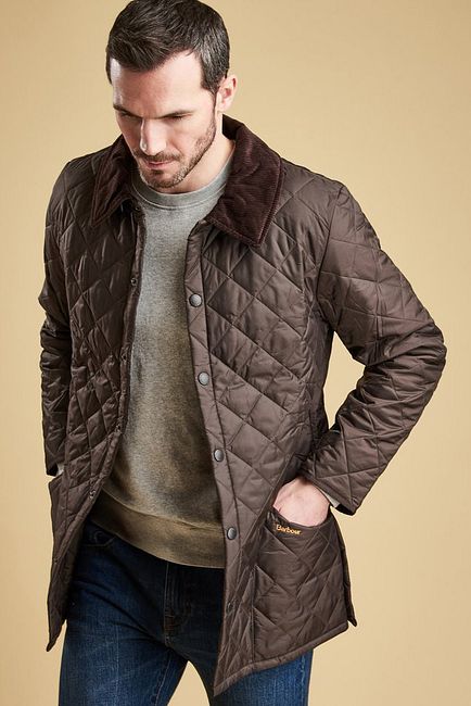 Barbour Liddesdale Quilt Brown MQU0001RU51 Rust order online