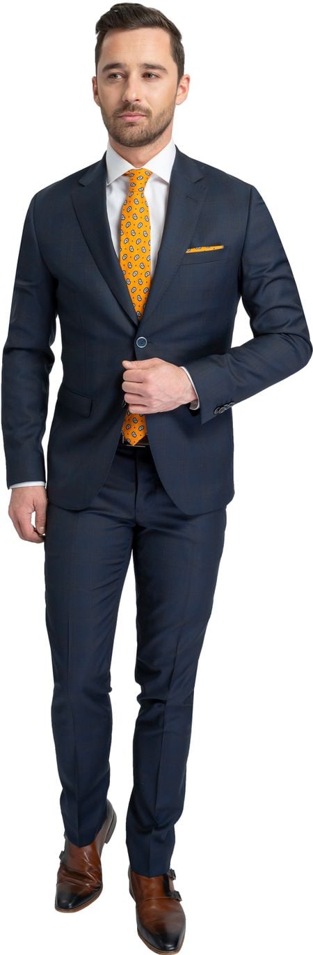 Suitable Suit Rato Red Navy