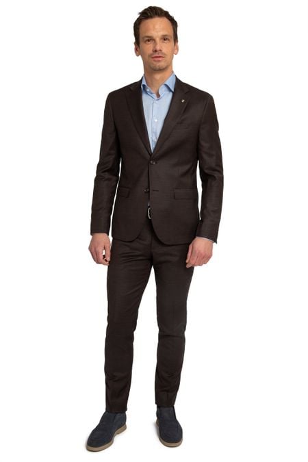 Suitable Suit Strato Wool Brown
