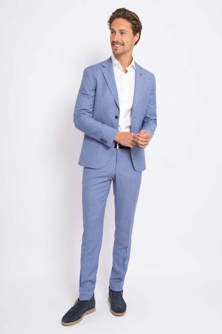 Suitable Strato Toulon Suit Wool Blue