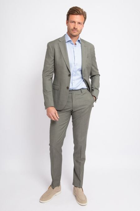 Suitable Strato Toulon Suit Wool Green