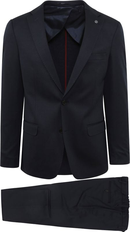 Suitable Suit Albatros Melange Dark Blue