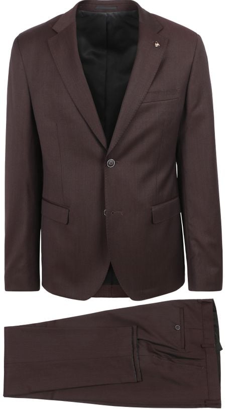 Suitable Suit Strato Wool Bordeaux
