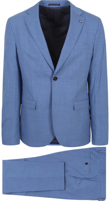 Suitable Strato Ossi Suit Wool Blue