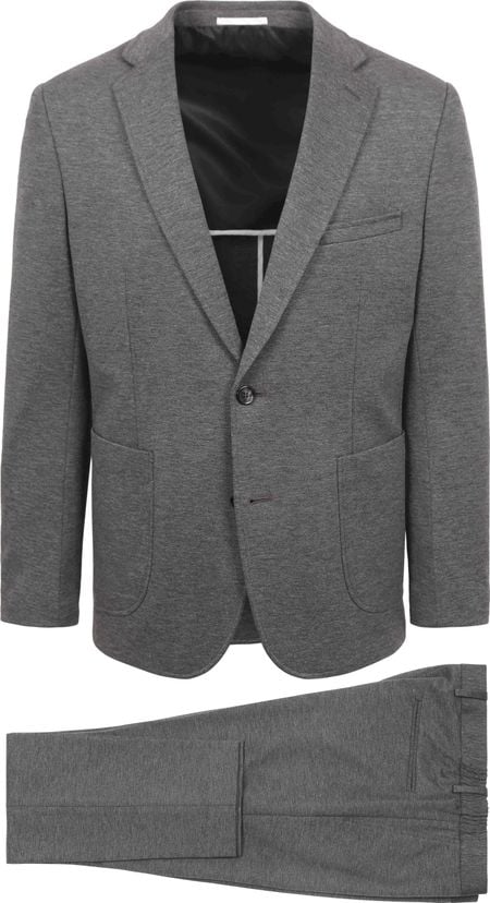 Suitable Jersey Suit Anthracite