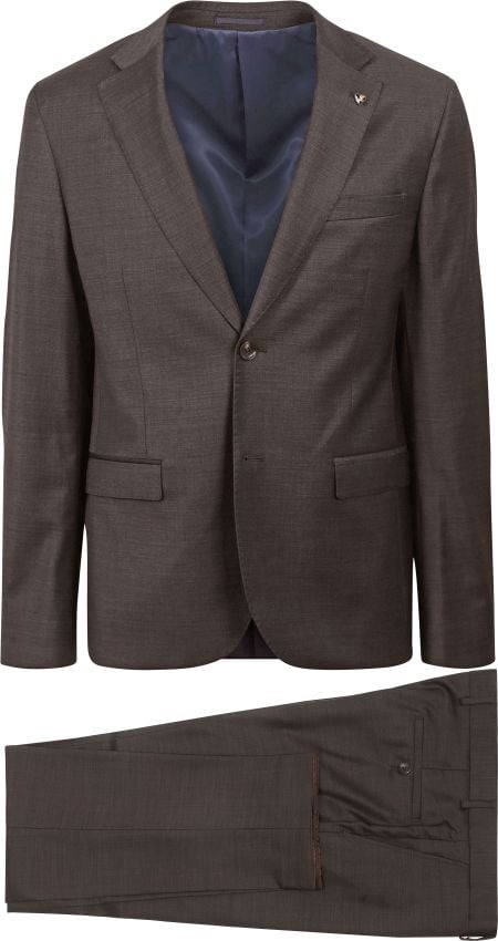 Suitable Suit Strato Wool Brown
