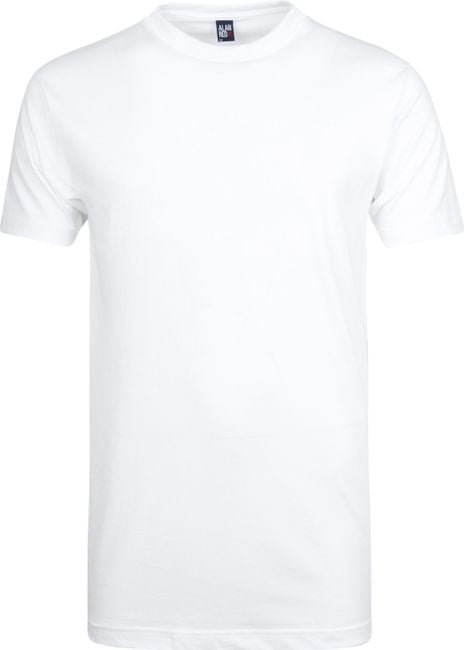 Remmen doorboren Bevestigen aan Alan Red T-shirt Virginia O-Neck 2-Pack 3129/2P/01 Virginia T-shirt White