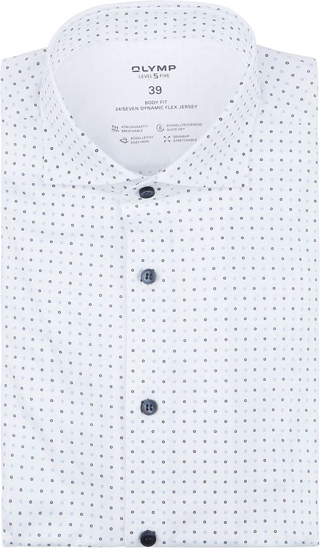 stretchable shirt white