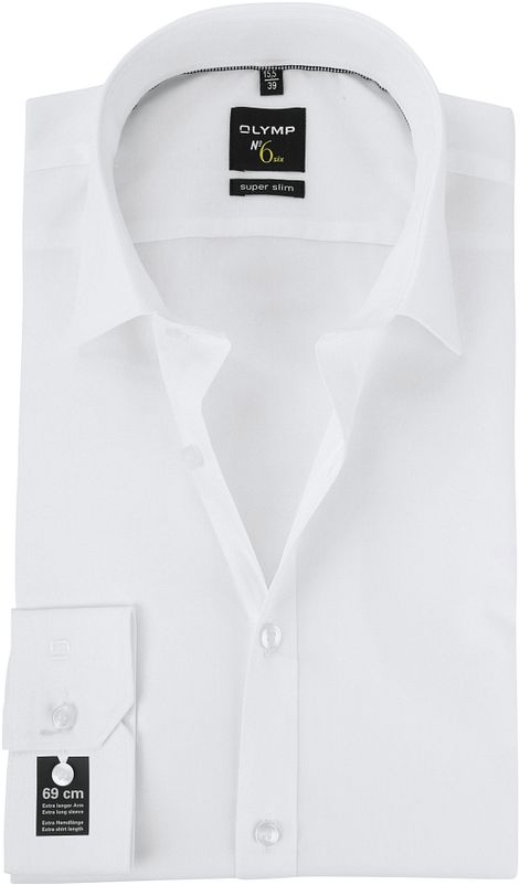 Super slim white store shirt