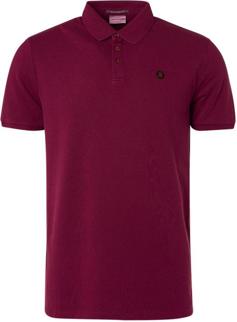 No Excess Polo Shirt Cassis 16370401 Suitable