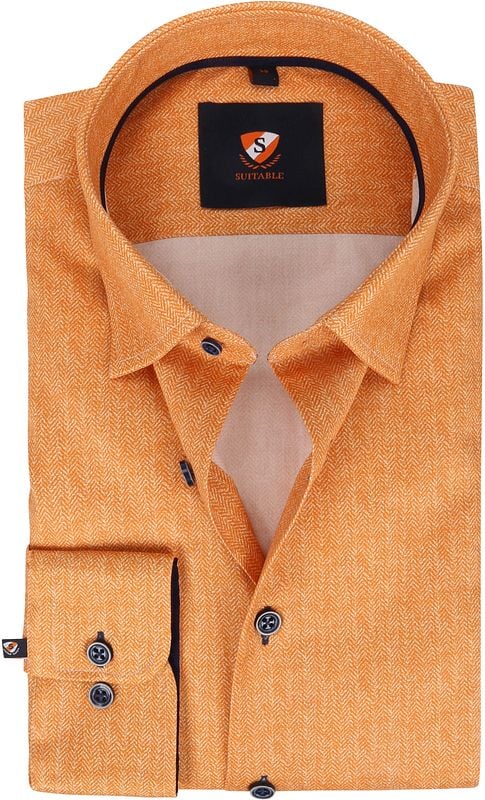 Orange dress deals shirt