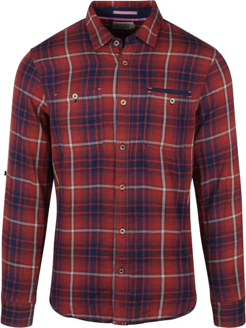 Scotch and Soda Shirt Flanel Red 167392 order online | Suitable