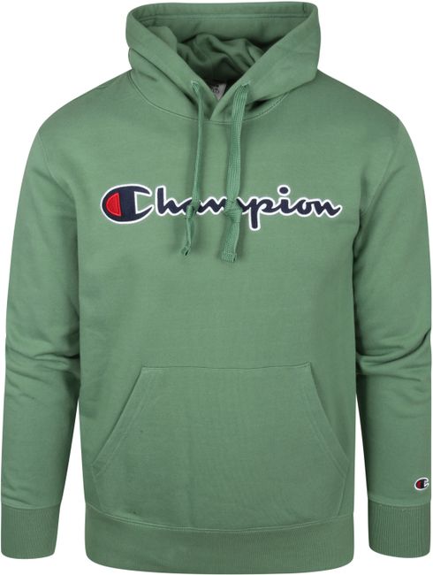 Champion Hoodie Logo Dark Green online | 217060-GS098-DIY Norway