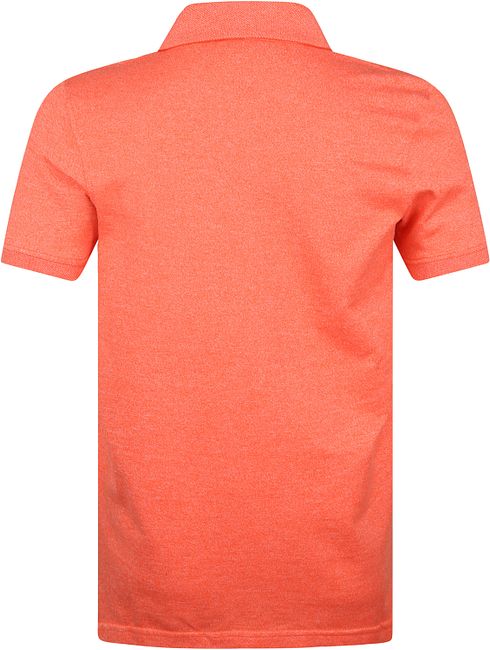 tommy hilfiger orange polo shirt