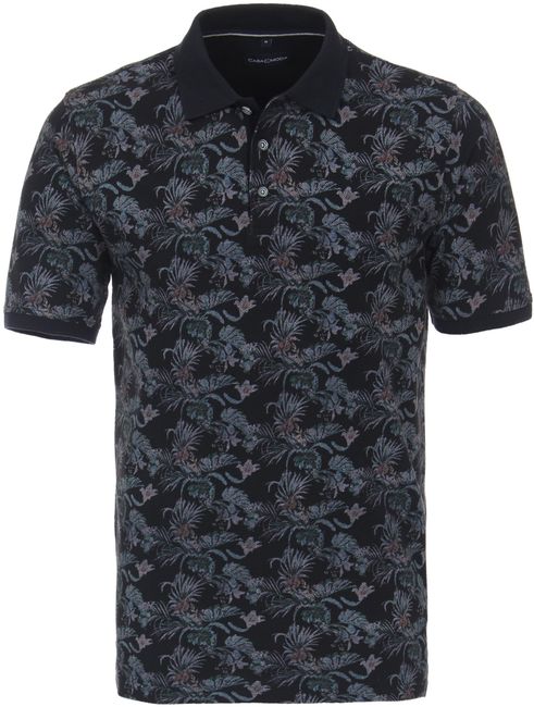 krøllet auktion rabat Casa Moda Polo Shirt Dark Blue Floral Print 923877000 order online |  Suitable
