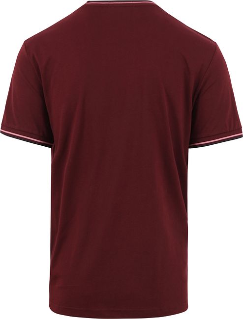 Fred perry t shirt bordeaux new arrivals