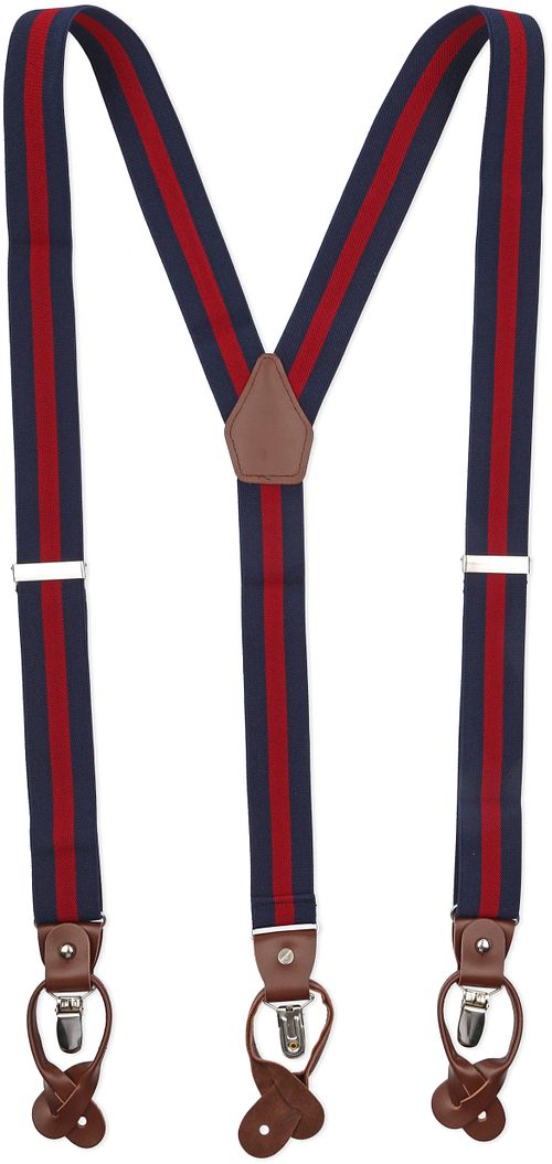 SUS-Y-LUX-3,5 cm stripe red/navy