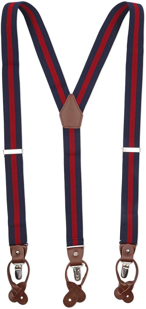 SUS-Y-LUX-3,5 cm stripe red/navy