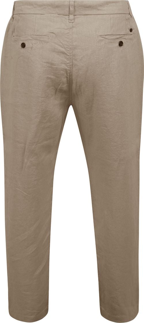 Dstrezzed James Chino Linen Taupe Product / Achterkant