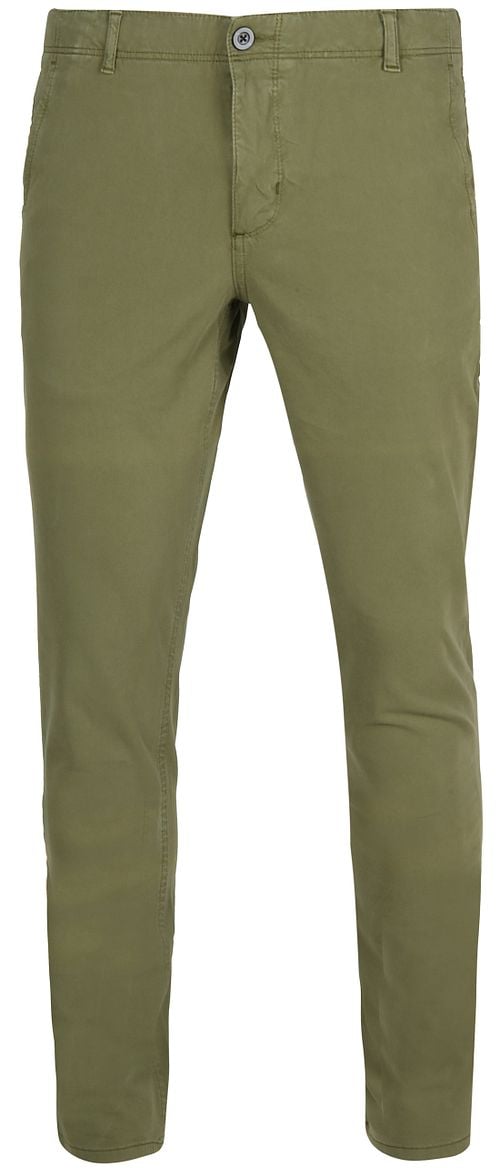 Suitable Milton Skinny-Fit Chino Groen Product