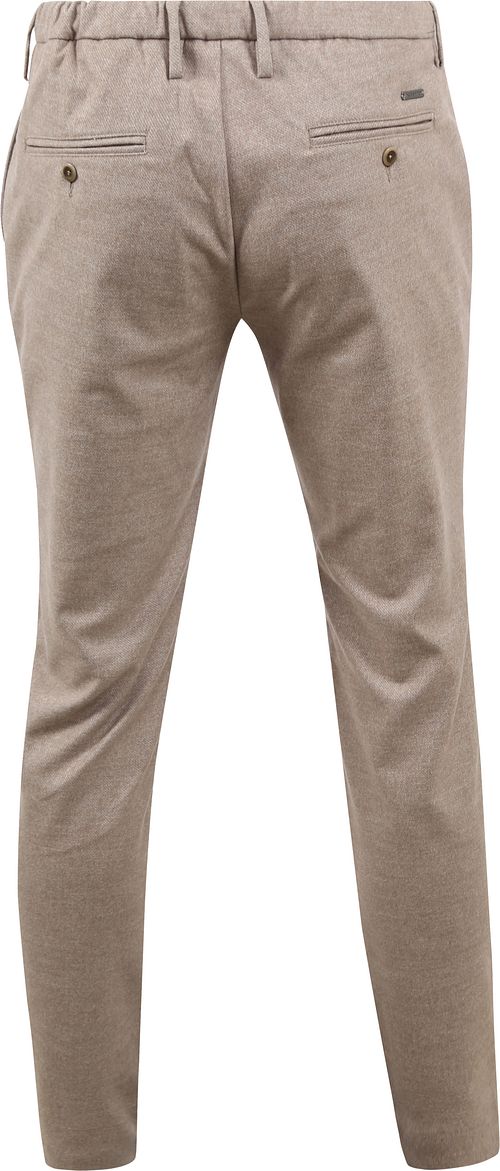 Alberto Pipe Trousers Jump Beige Product / Achterkant