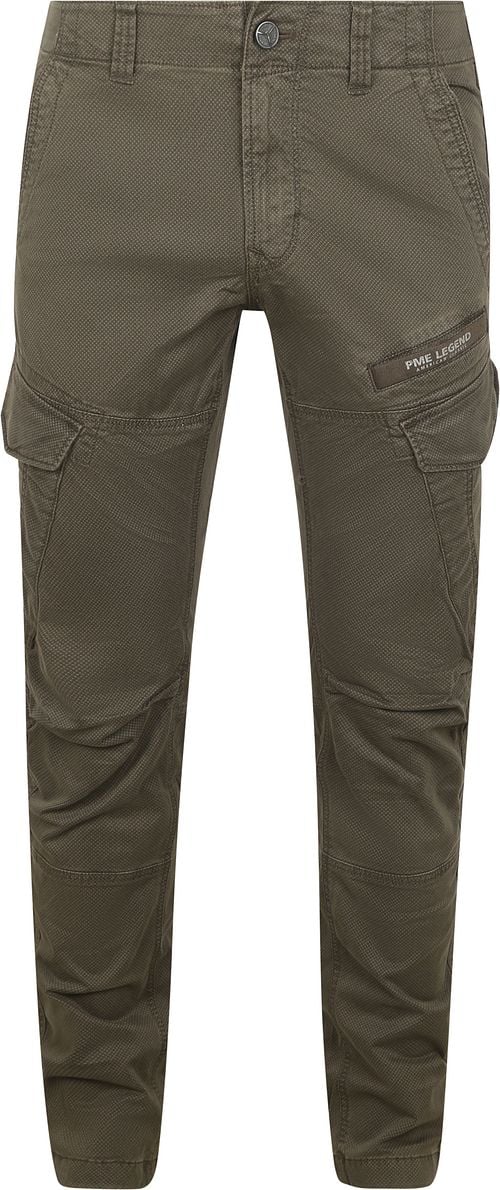 PME Legend Nordrop Cargo Trousers Micro Print Green Product