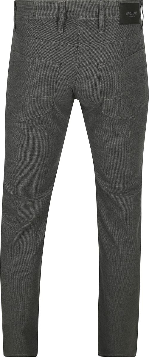 Mac Broek Arne Print Antraciet Product / Achterkant