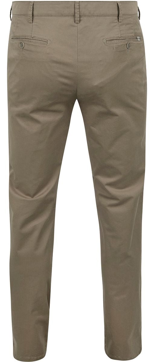 Meyer Chino Dubai Stone Groen Product / Achterkant
