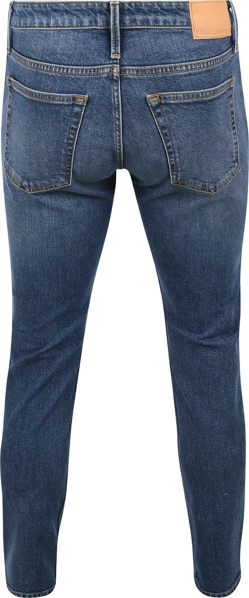 King Essentials The Jason Jeans Bleu Mid Product / Achterkant