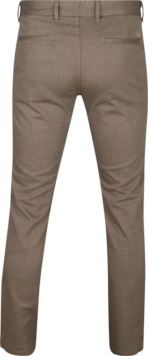 BOSS Chino Slim Bruin Product / Achterkant
