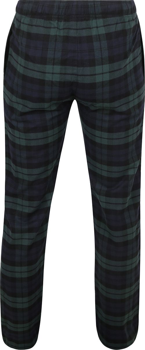 Steppin' Out Lounge-Hose kariert Dunkelblau Grün Product / Achterkant