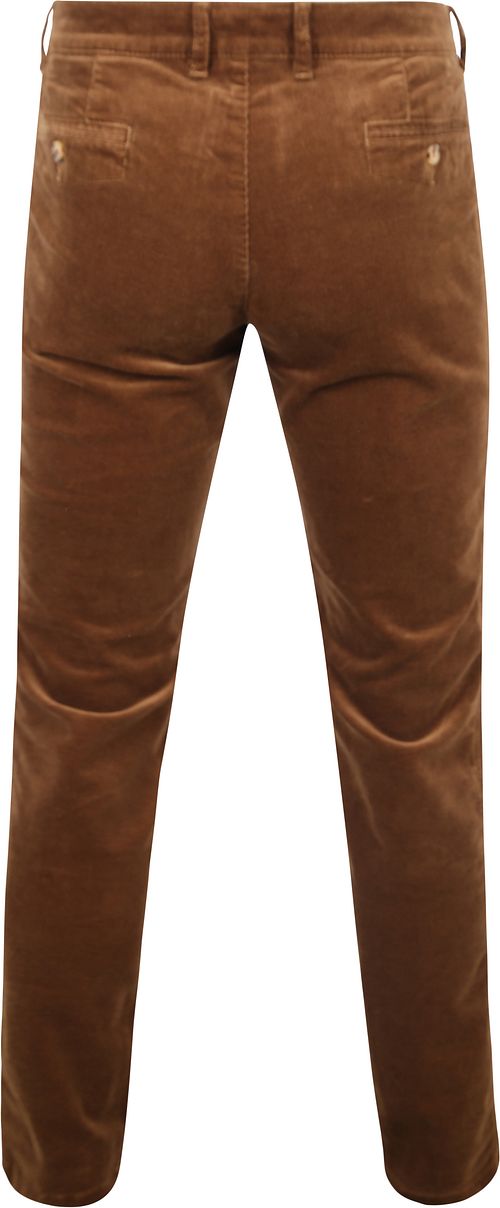 Suitable Chino Plato Corduroy Brown Product / Achterkant
