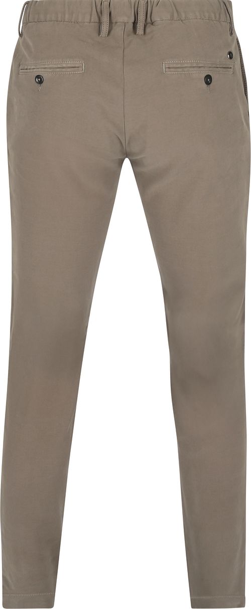 Alberto Pantalon Jump Beige Product / Achterkant